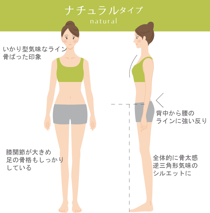 ナチュラルタイプ特徴